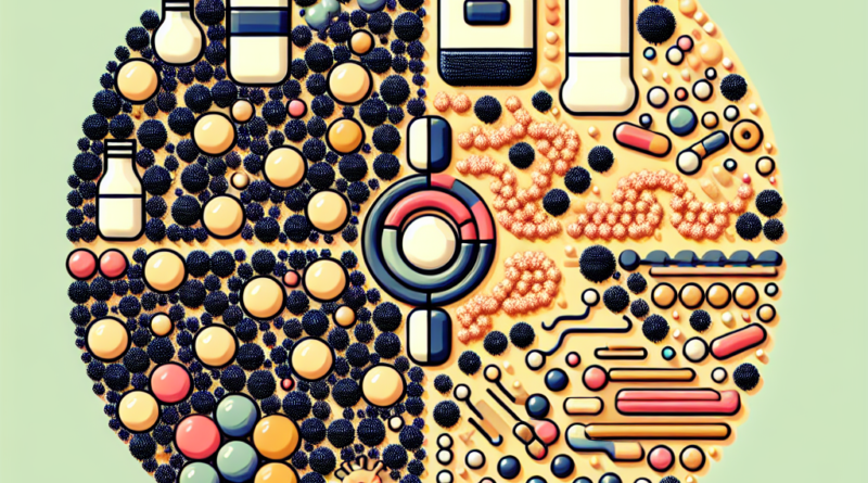 Abstract art of magnetic beads capturing E. coli bacteria in food samples for rapid pathogen detection using immunomagnetic separation and real-time PCR technology