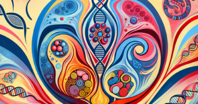 Abstract art depicting distinct Gardnerella vaginalis subgroups with DNA and enzyme symbols representing cpn60 sequencing and sialidase activity in the context of bacterial vaginosis